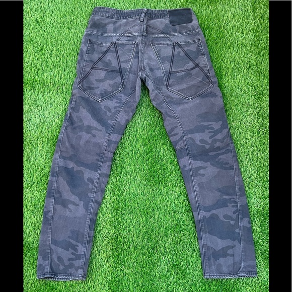 G STAR RAW A CROTCH TAPERED Men's Tag 32x30 Steel Gray Camo Jeans - Picture 2 of 9